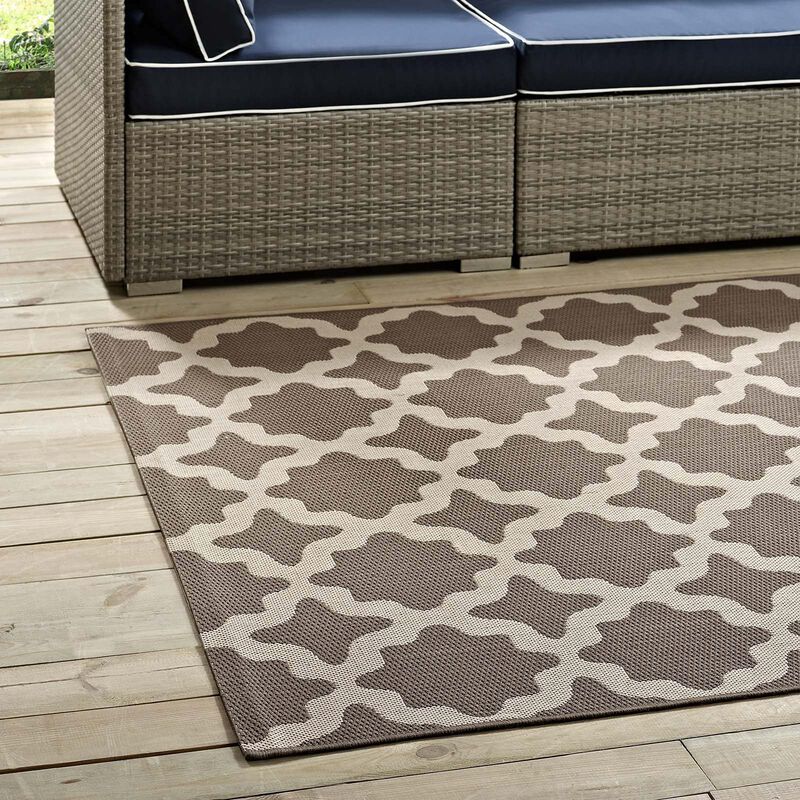 Cerelia Moroccan Trellis 9x12 Indoor and Outdoor Area Rug image number 6