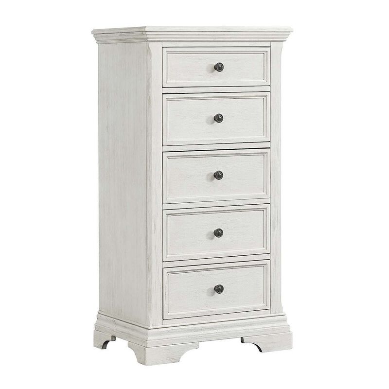 Westwood Design Olivia Traditional Wood Pier Chest in Brushed White