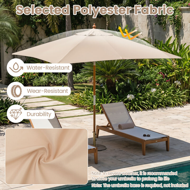 7 fabric patio umbrella Amish Finch 7' Sunbrella The Sunbrella fabric is water Slickblue 7 ft Rectangular Outdoor
