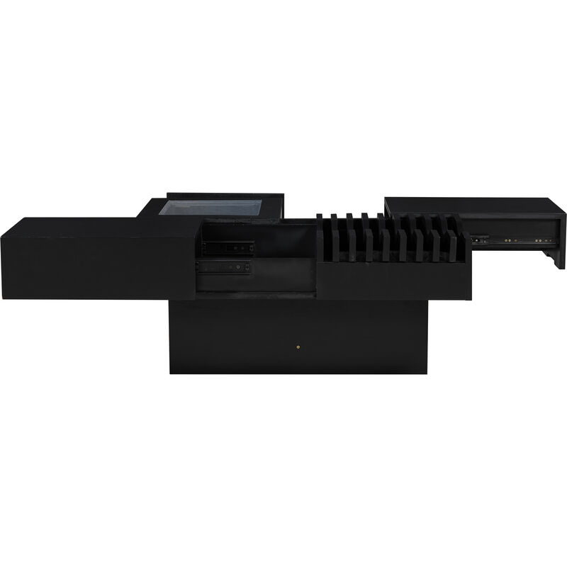 Merax Mid Century Modern Coffee Table with 3 Drawers