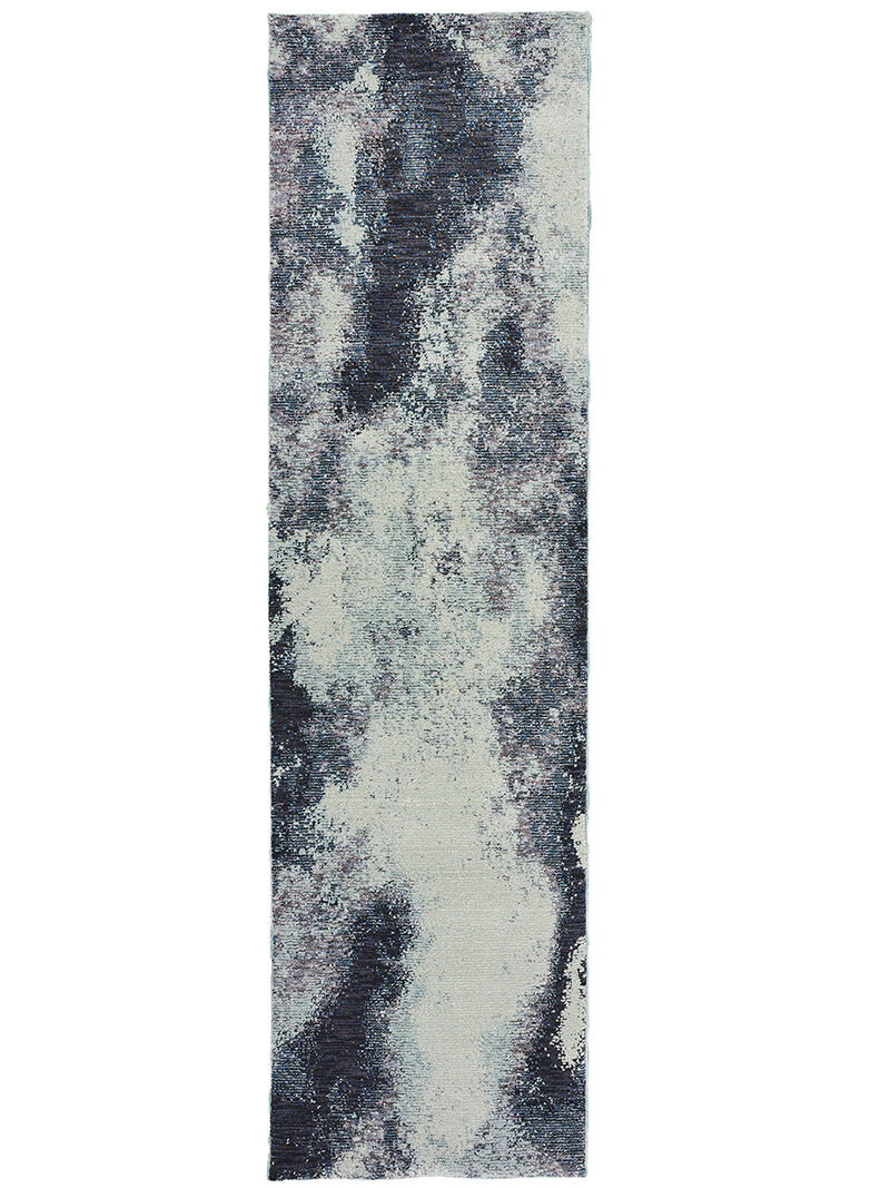 Evolution 2'3" x 8' Navy Rug image number 0