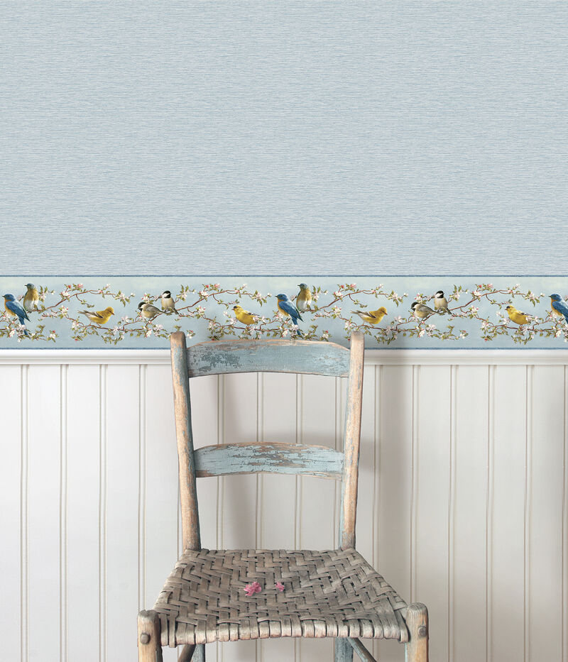 Songbird Sky Blue Trail Wallpaper image number 2