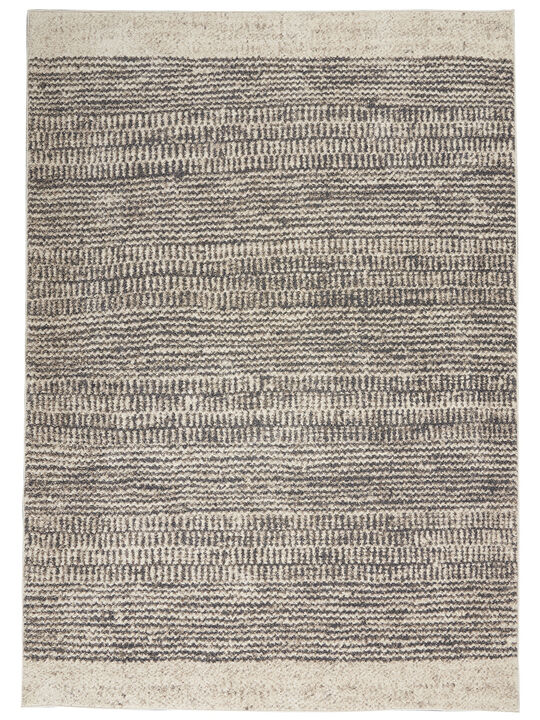 Etched CK72 Ivory/Gray 3'2" x 5' Rug