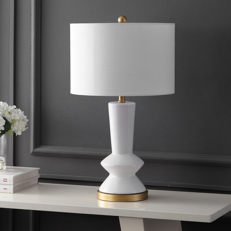 Ziggy Ceramiciron Contemporary Glam LED Table Lamp