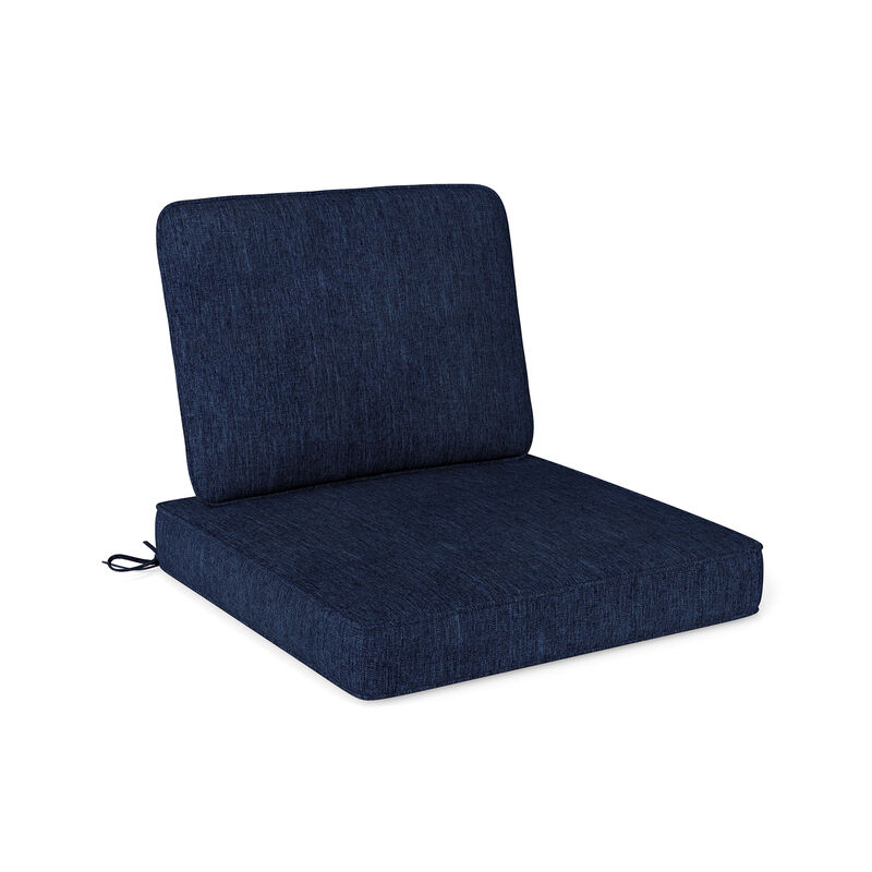 2-Pack Outdoor Patio Chair Cushions &ndash; Removable & Washable Covers