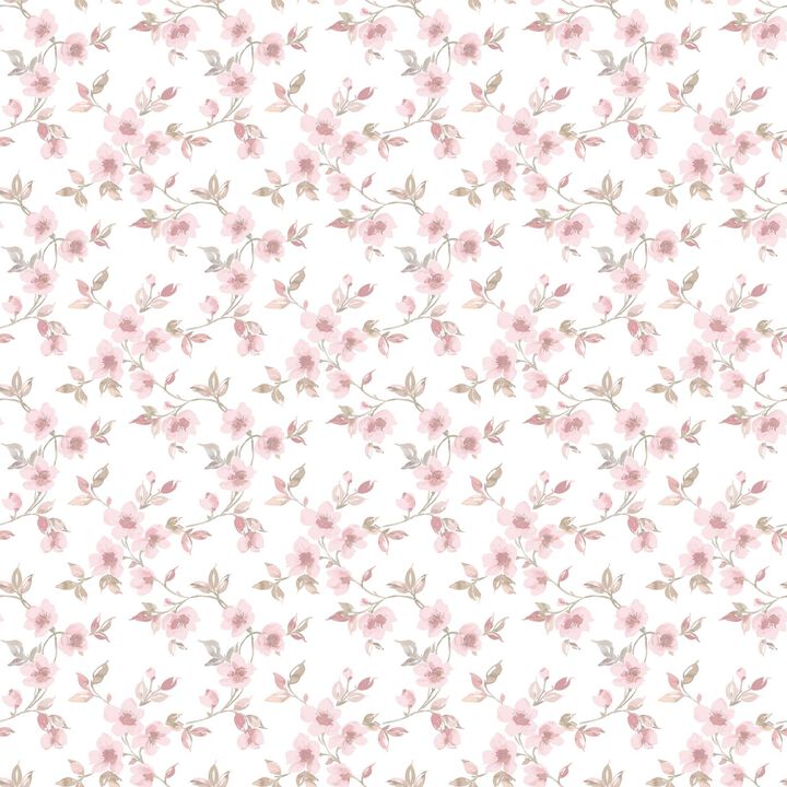 Secret Garden Anenome Mini Pink Wallpaper G78484