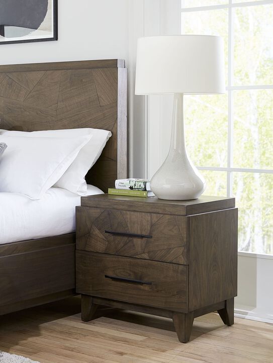 Broderick Two Drawer Nightstand