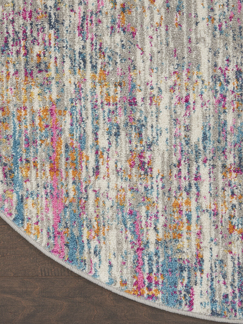 Passion PSN36 Ivory/Multicolor 10' x Round Rug image number 2