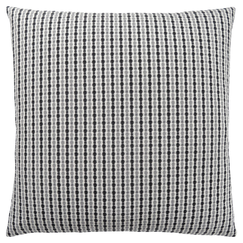 Monarch Specialties I 9236 Pillows, 18 X 18 Square, Insert Included, Decorative Throw, Accent, Sofa, Couch, Bedroom, Polyester, Hypoallergenic, Grey, Black, Modern