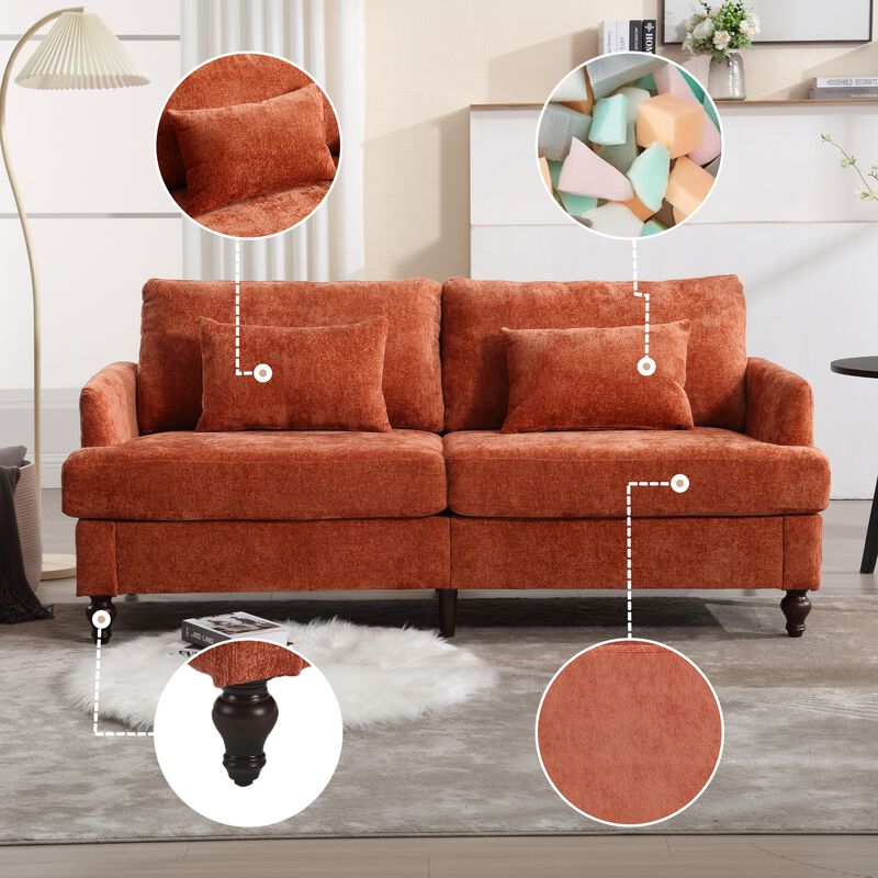 Rarnok Mid Century Loveseat Sofa image number 2