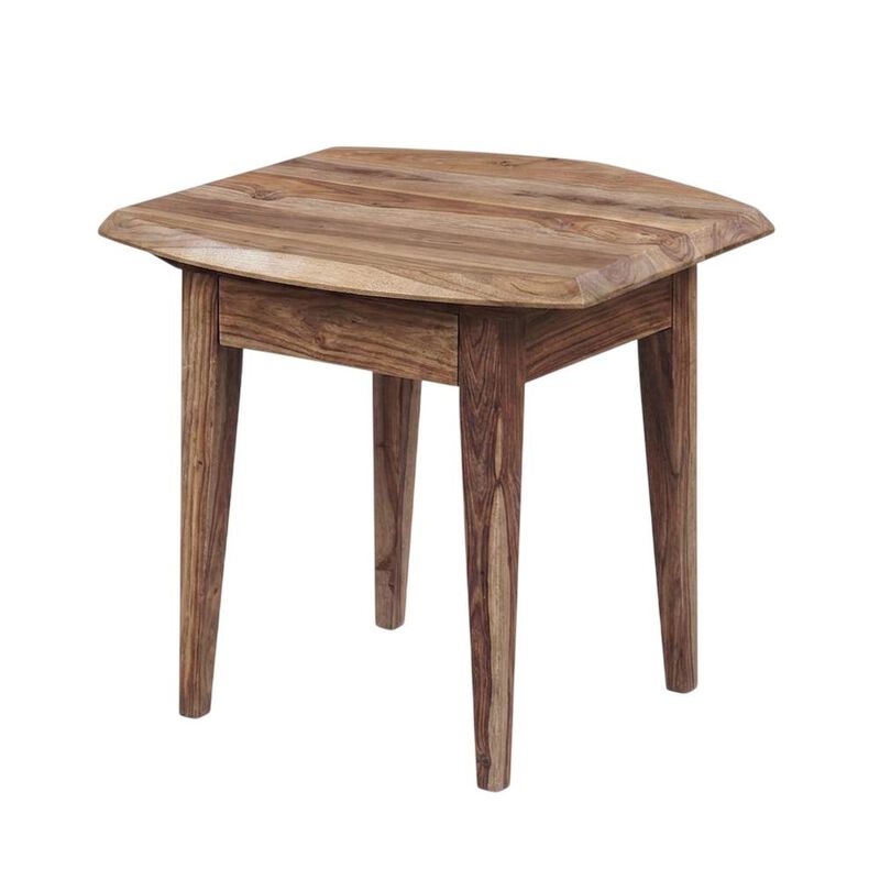 Starlight Canyon Home Solid Sheesham Wood Mid-Century Modern Accent End Table for Living Room image number 3