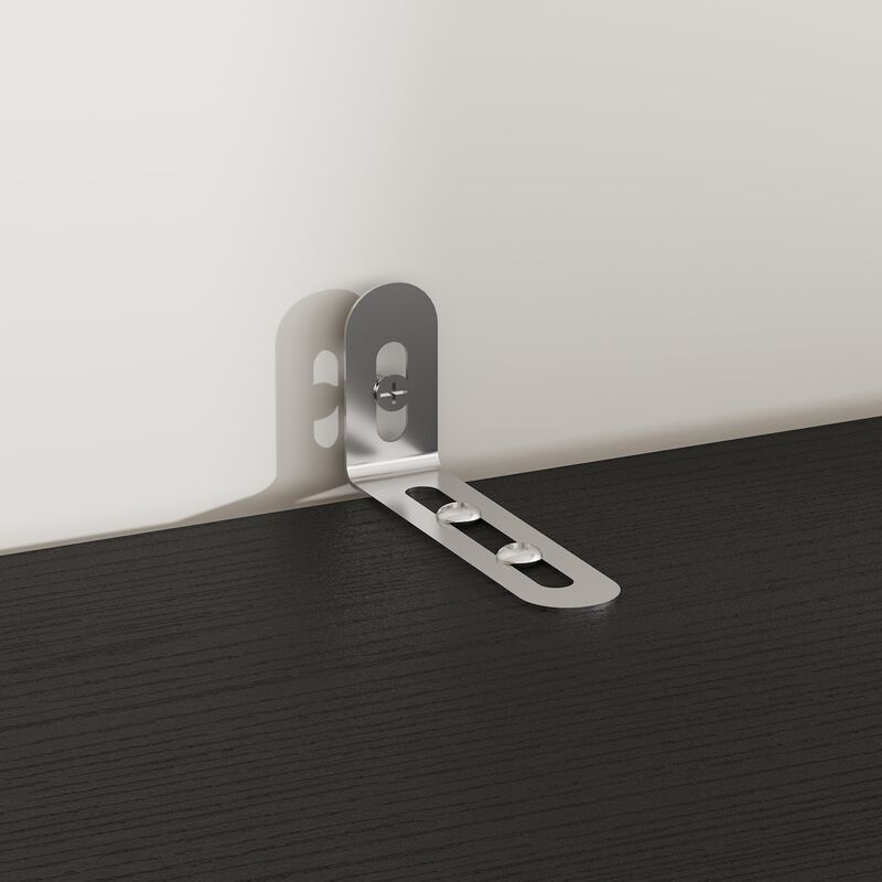 FUFU&GAGA Modern 5-Tier Zigzag Bookcase with Open Shelves (63.8&rdquo; H x 51.2&rdquo; W x 12.2&rdquo; D),Black