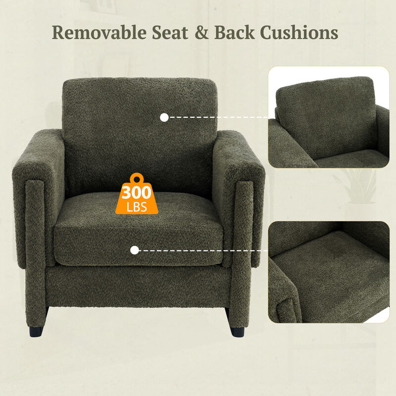 Laxrut Upholstered Accent Armchair image number 4
