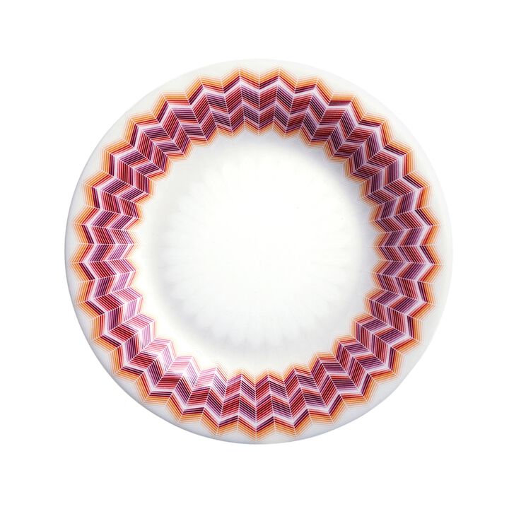 Bread & Butter Plates ZIG ZAG JARRIS 156 Set of 6, diam. 6.1"