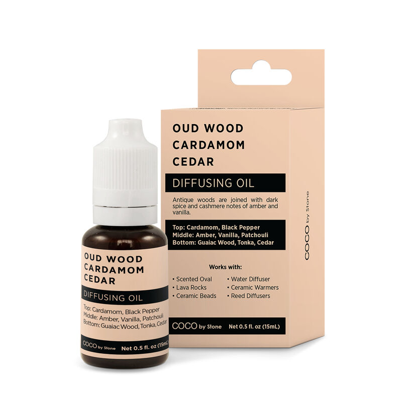 Diffusing Oil - Oudwood, Cardamom, Cedar
