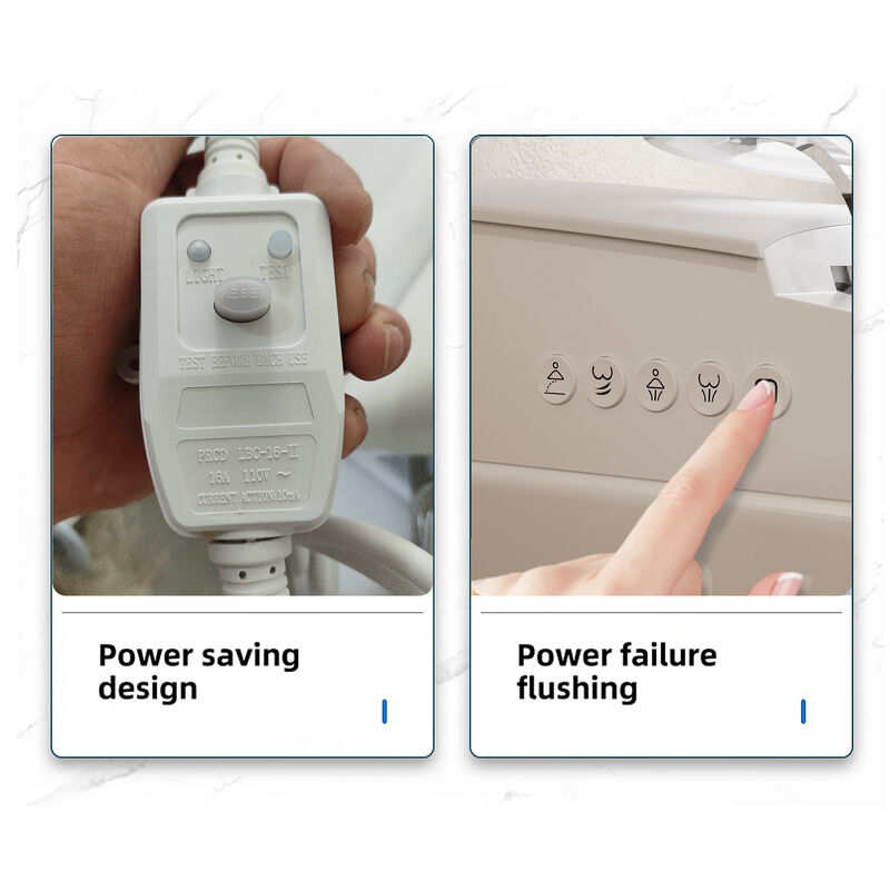 FUFU&GAGA Advanced Ceramic Glazing Smart Toilet with UV Sterilization, Radar Sensing Flip Cover, Foot Sensor, Built-in Bidet and Ambient Lighting (27.9 in. W x 15.4 in. D x 19.3 in. H), White