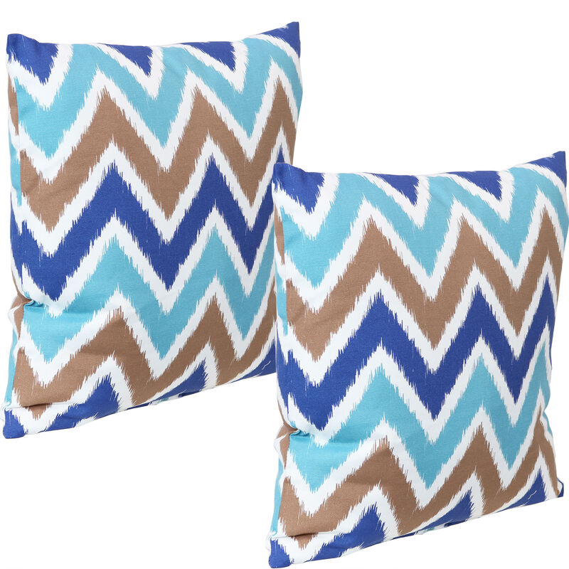 Sunnydaze Set of 2 17" x 17" Decorative Throw Pillows