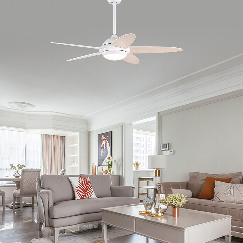 Ceiling Fan with Lights and 3 Color Modes for Adjustable Lighting
