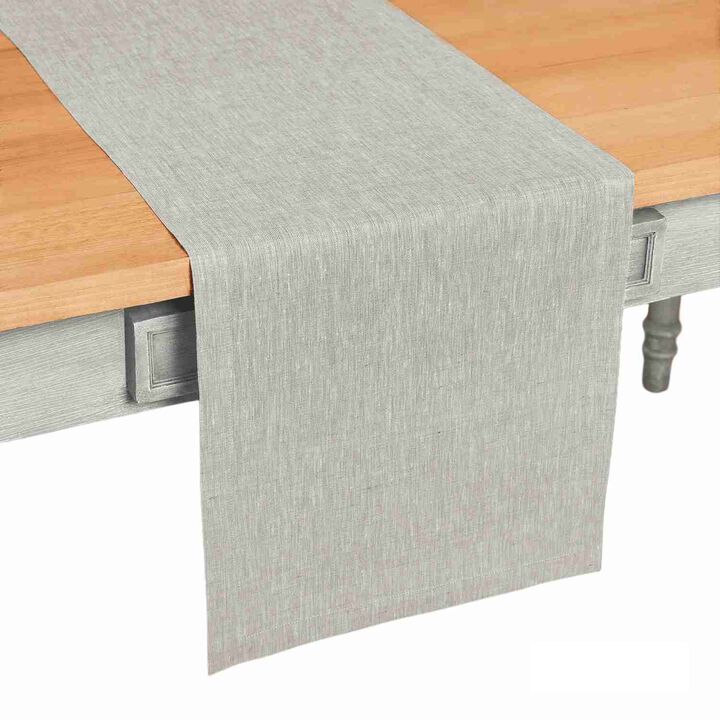 Solino Home 100% Pure Linen Table Runner - Athena