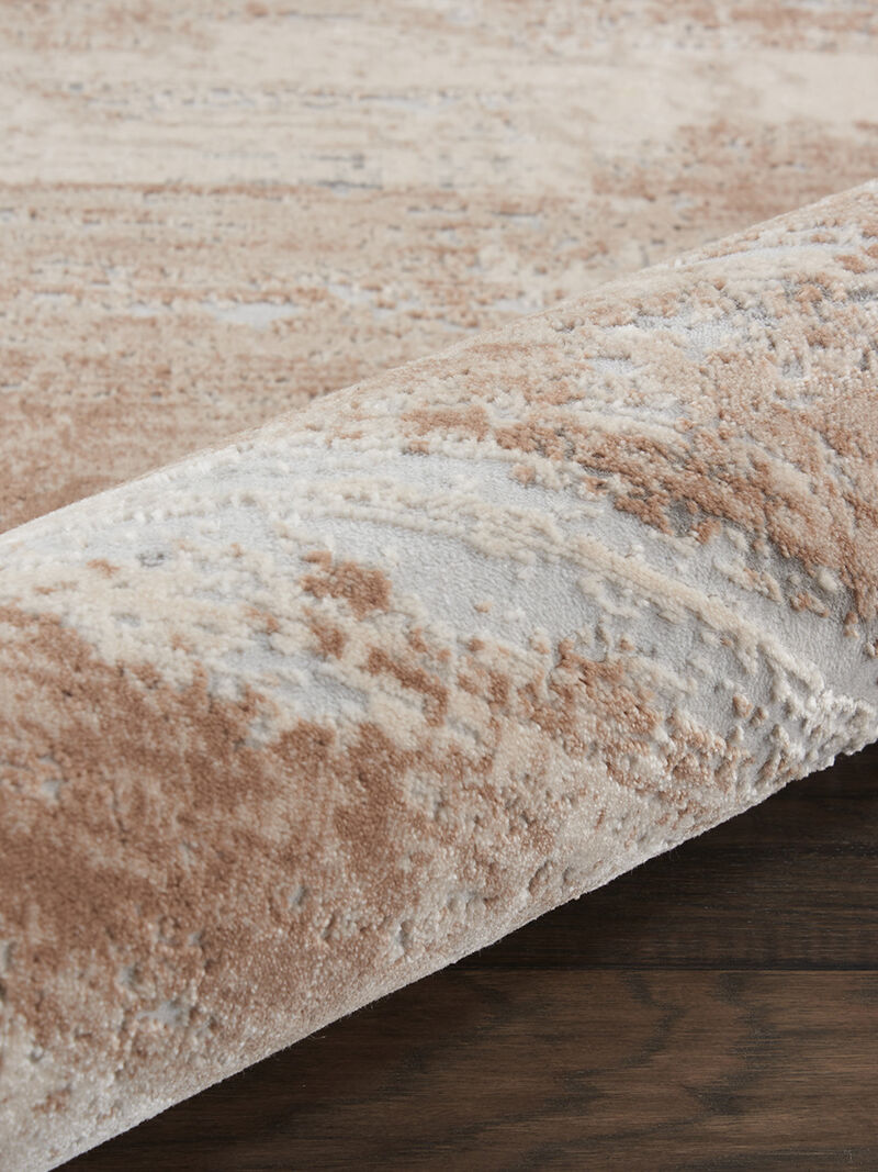 Rustic Textures RUS03 Beige 5'3" x 7'3" Rug