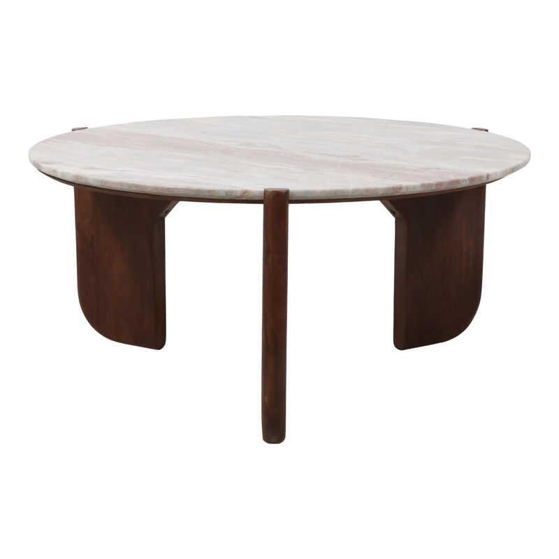 Wood & Marble Coffee Table image number 2