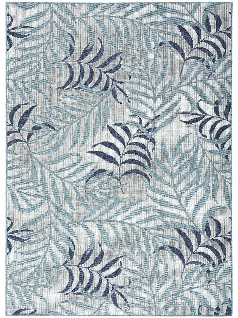 Garden Oasis GOA01 Blue 4' x 6' Rug