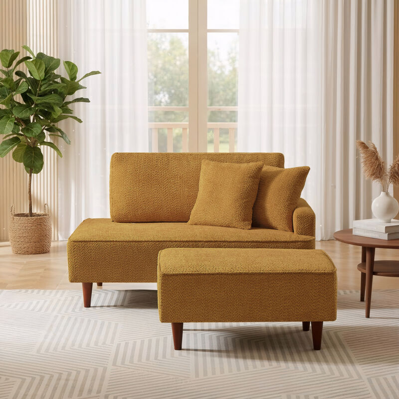 Statco  Chaise Lounge Chair with Ottoman image number 1