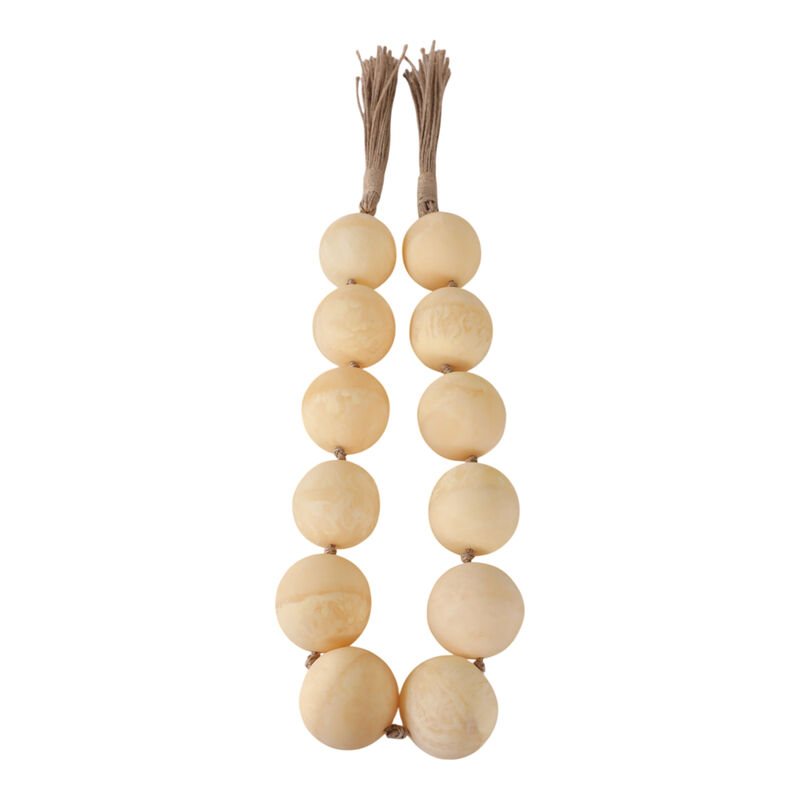 40" Swirled Resin Bead Garland image number 4
