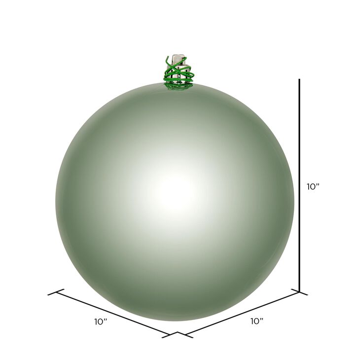 Frosty Mint Shiny Ball UV Drilled