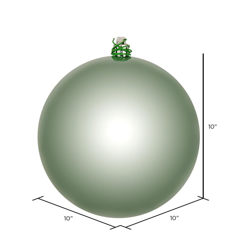 Frosty Mint Shiny Ball UV Drilled image number 1