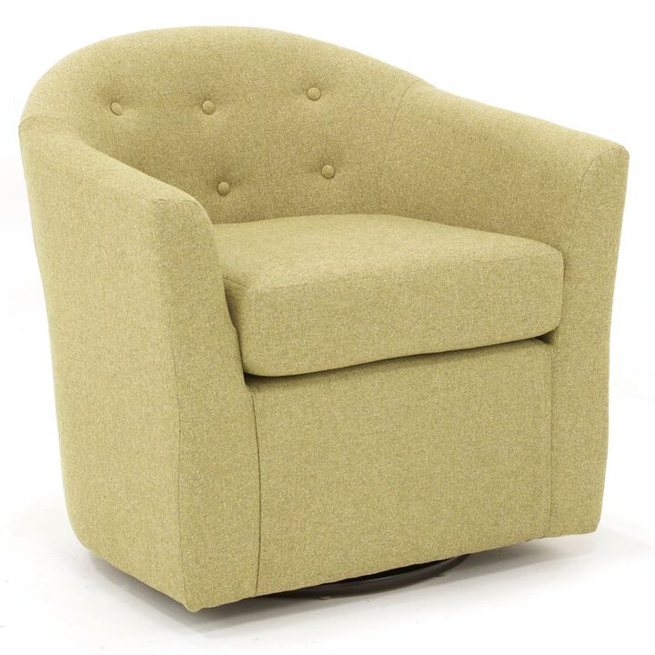 Essential Pieces Marissa Tufted Swivel Chair