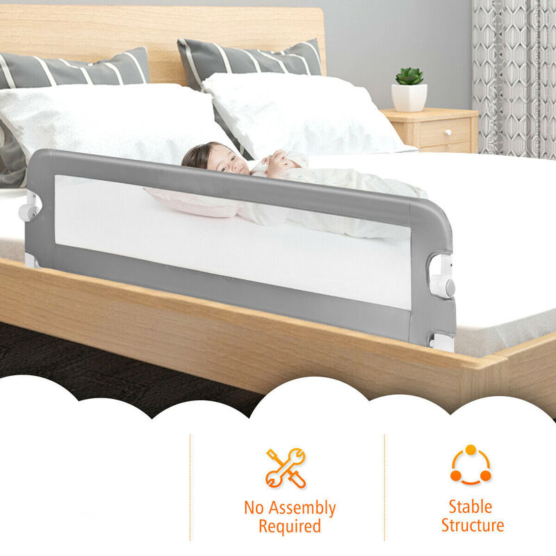 Extra Long Bed Safety Rail Guard for Children & Toddlers with Secure Stability image number 6