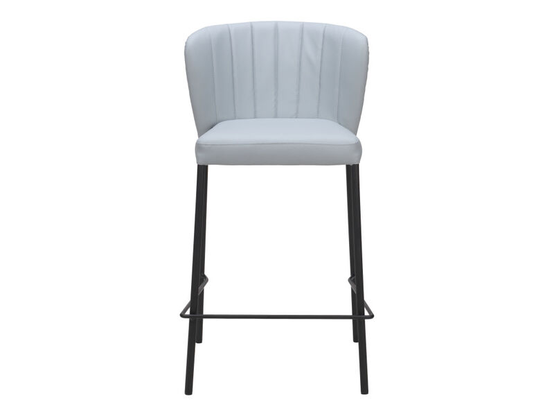 Linz Counter Stool (Set of 2) Gray