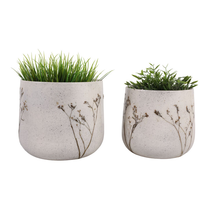 S/2 9/11" Botanical Planters