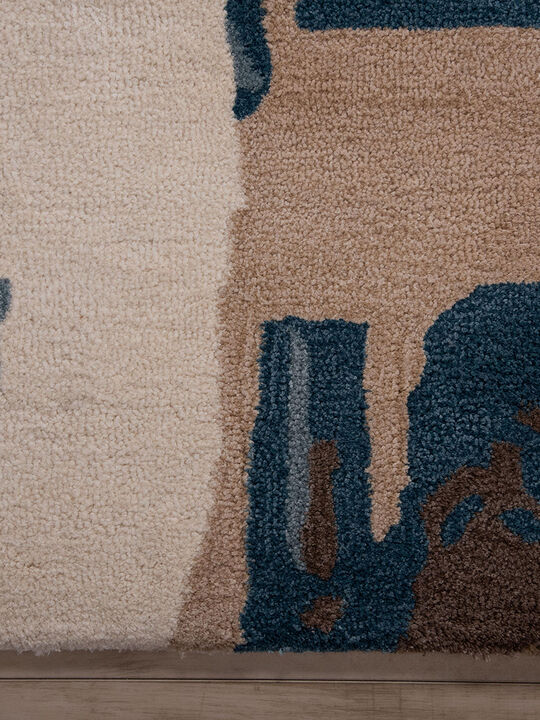 Kinetic KIN532 Blue 7'9" x 9'9" Rug