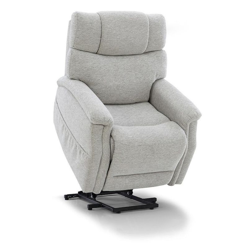 Starlight Canyon Home Light Gray Power Lift Recliner Chair for Elderly with USB and Electric Recline