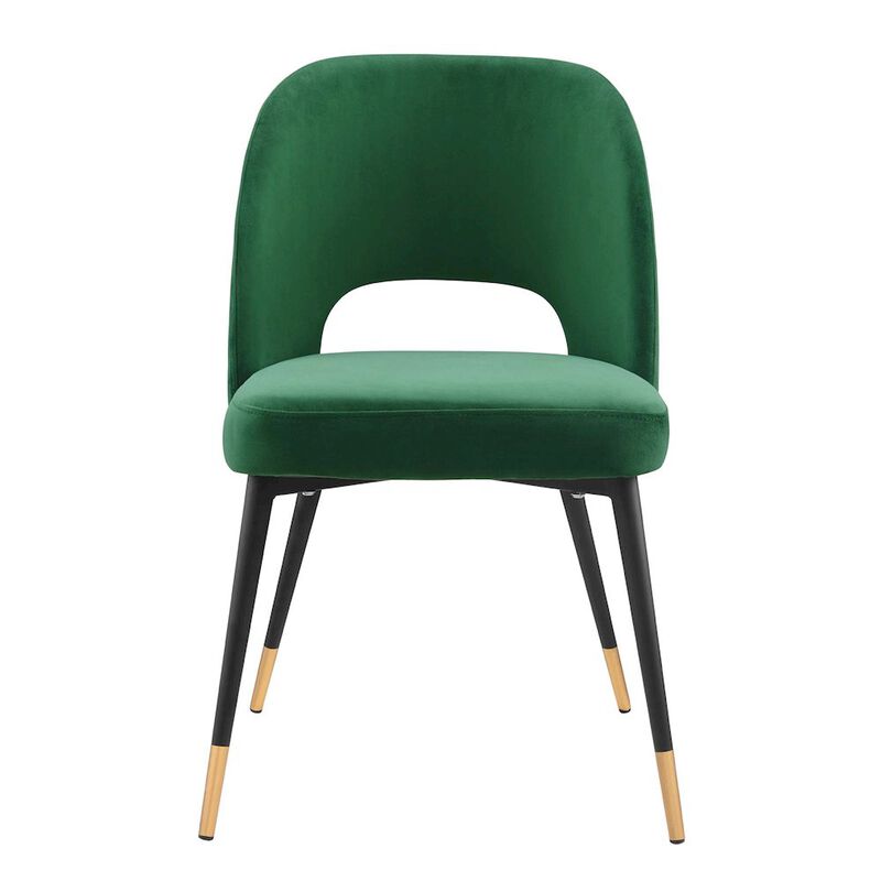 Rouse Performance Velvet Dining Side Chair image number 3