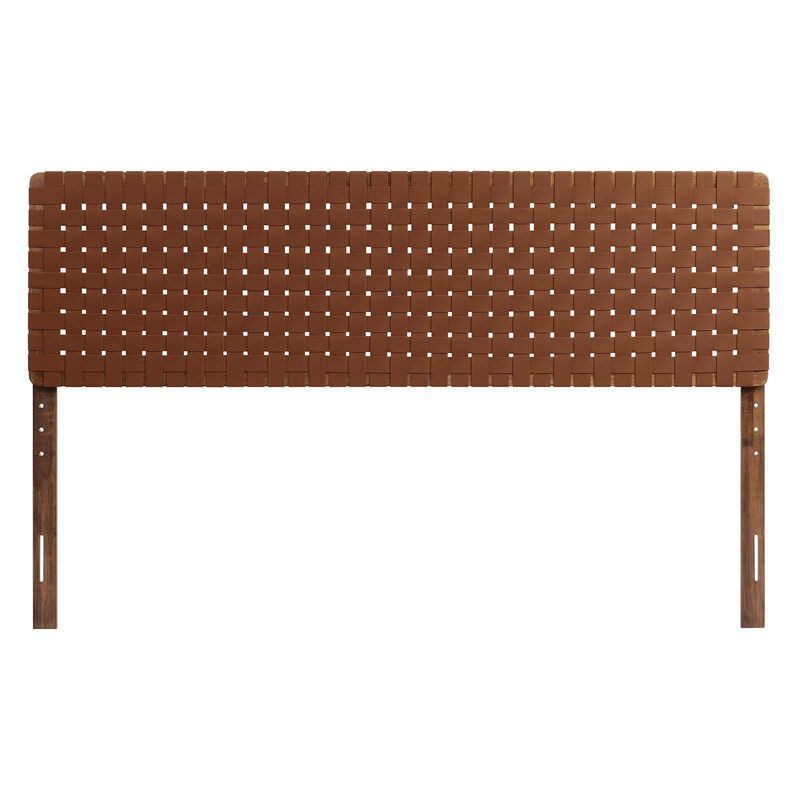 Sparta Weave Vegan Leather King Headboard image number 0