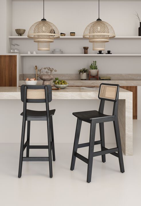 Versailles Black Counter Stool