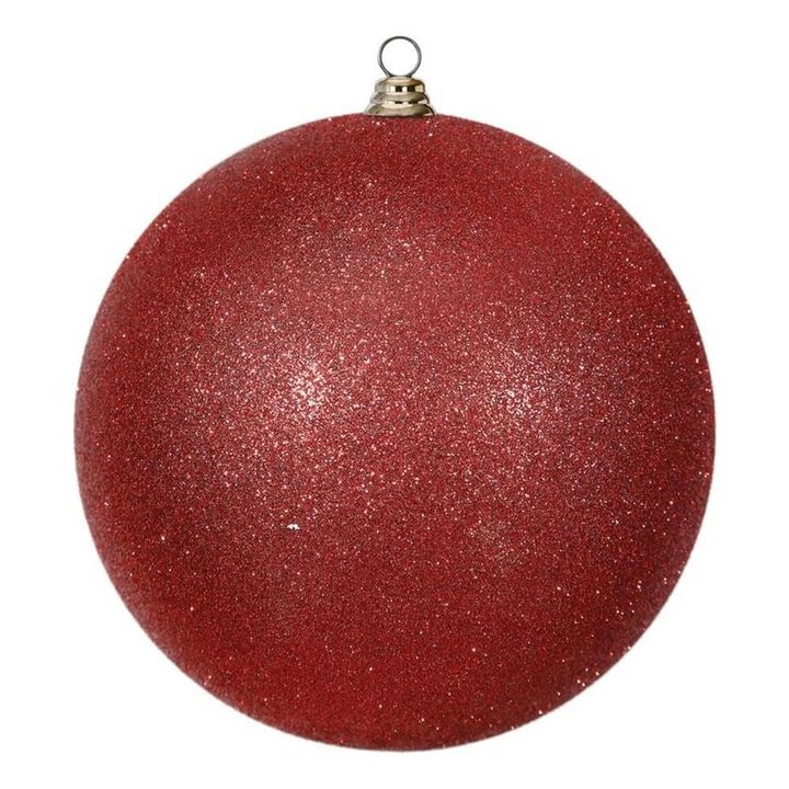 Vickerman Red Glitter Ball Drilled Cap -