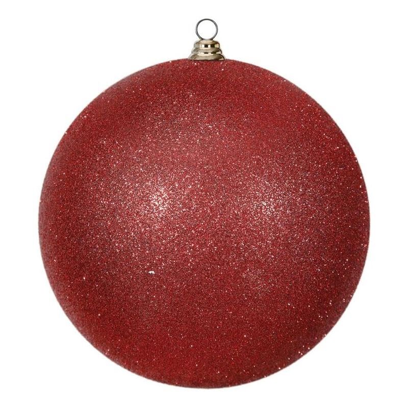 Vickerman Red Glitter Ball Drilled Cap - image number 0