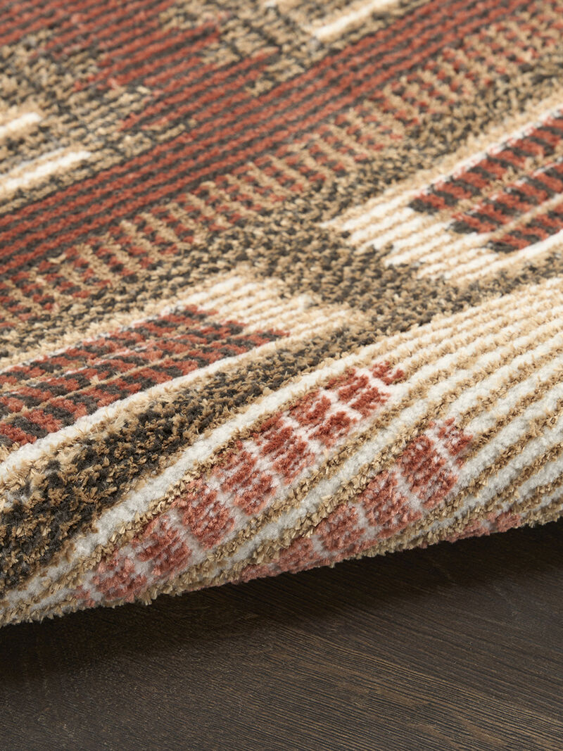 Nordic NRC16 Rust 2' x 6' Rug image number 4