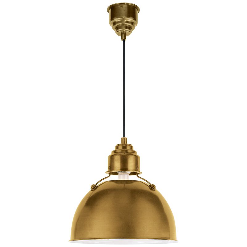 Eugene Small Brass Pendant