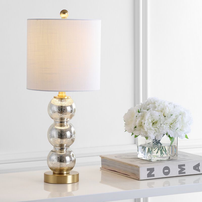 February Glassmetal LED Table Lamp