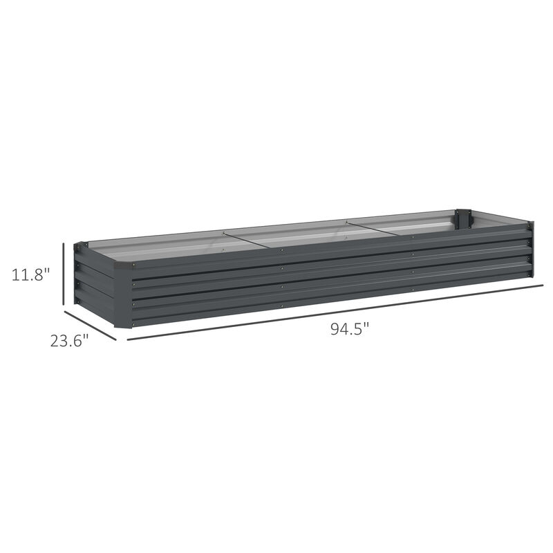 Hivvago Durable Raised Planter for Flowers and Veggies image number 2