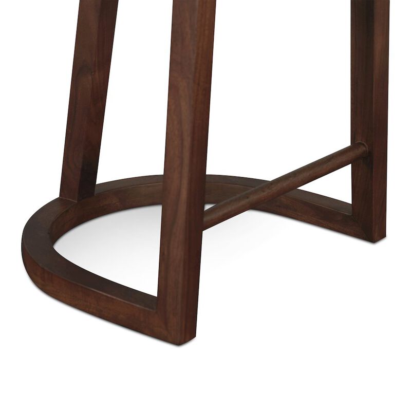 World Interiors Hampton Counter Stool in Walnut image number 1