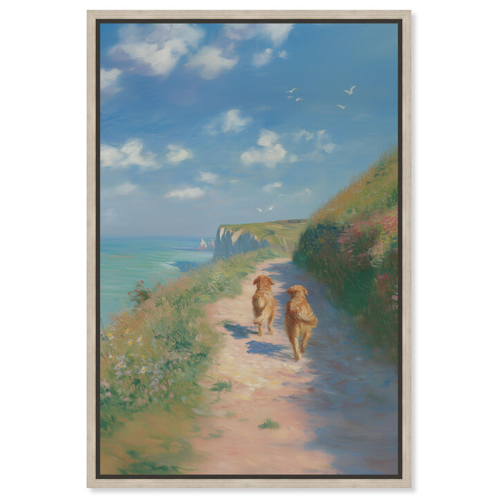 Seaside Buddies Animals Canvas Print by Art Remedy