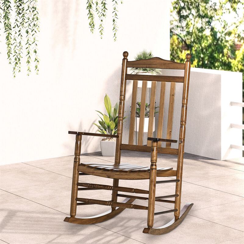 Garden Rocking Chair with Comfortable Seat for Outdoor Relaxation