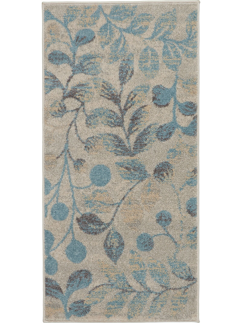 Tranquil TRA03 Gray/Beige 2'3" x 7'3" Rug image number 0