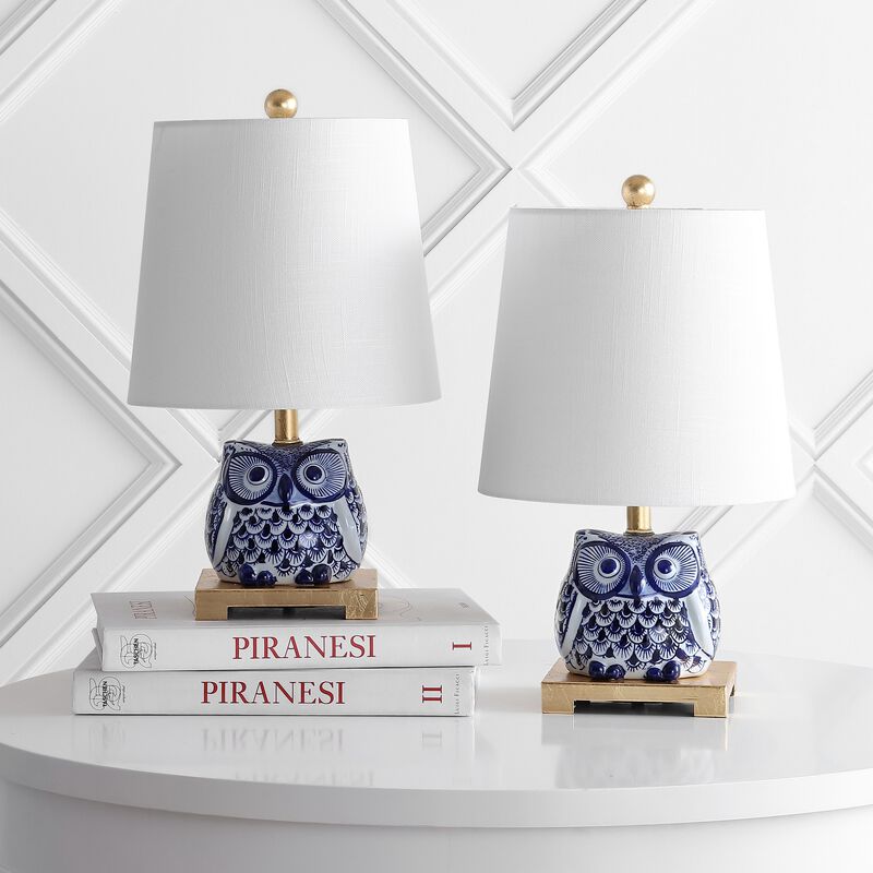 Justina Ceramic Mini Table Lamp